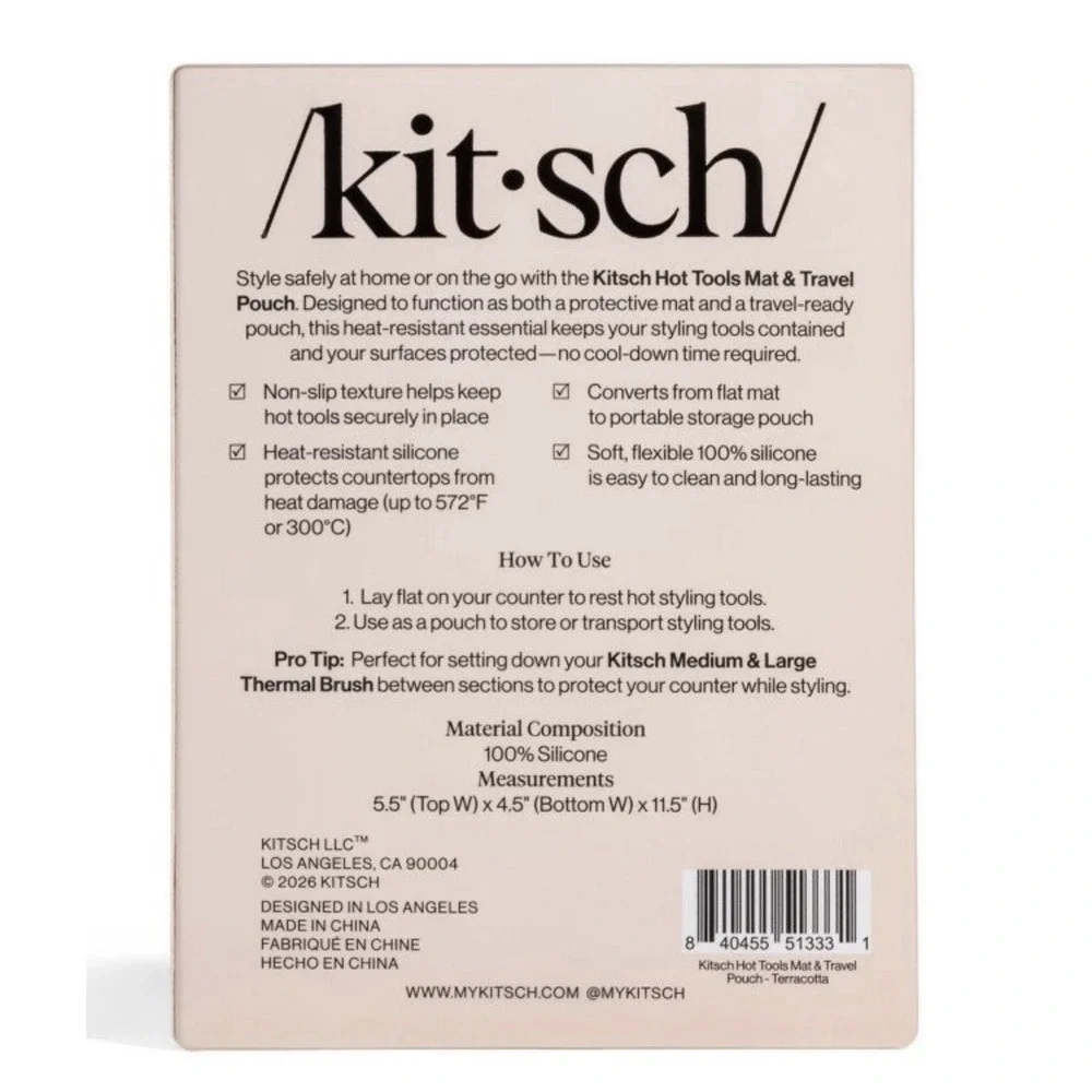Kitsch Hot Tool Mat & Travel Pouch